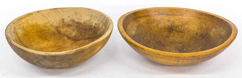 Two Early Turned Maple Bowls (1 of 7)