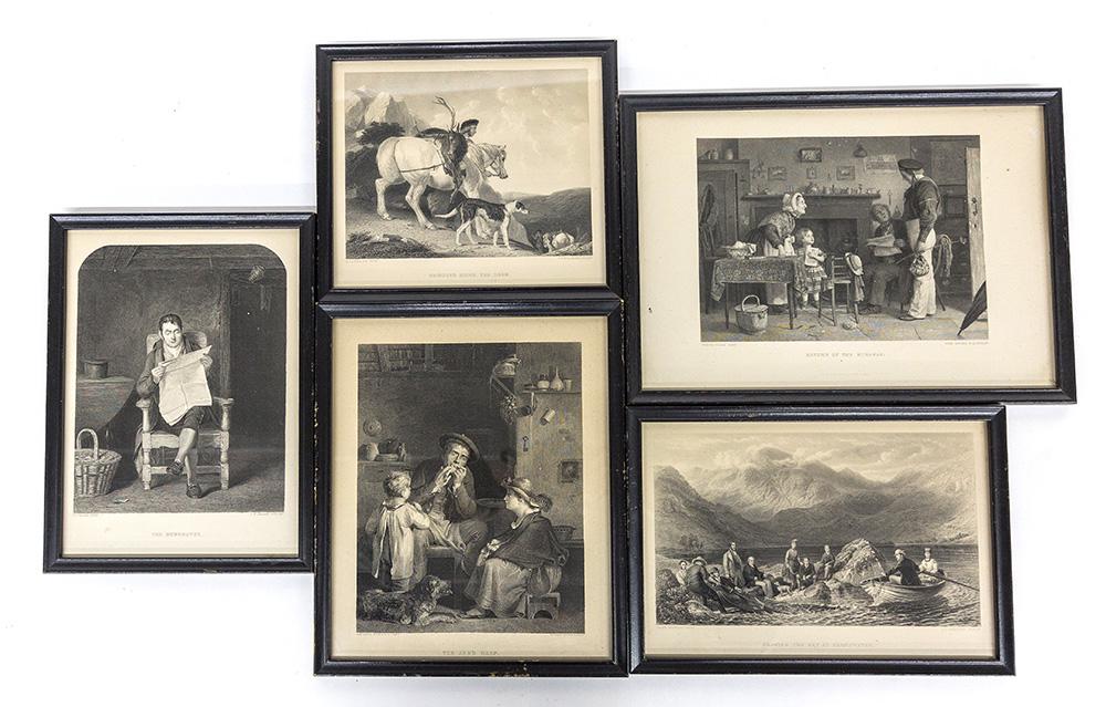 Five 19th Century Engravings (1 of 9)