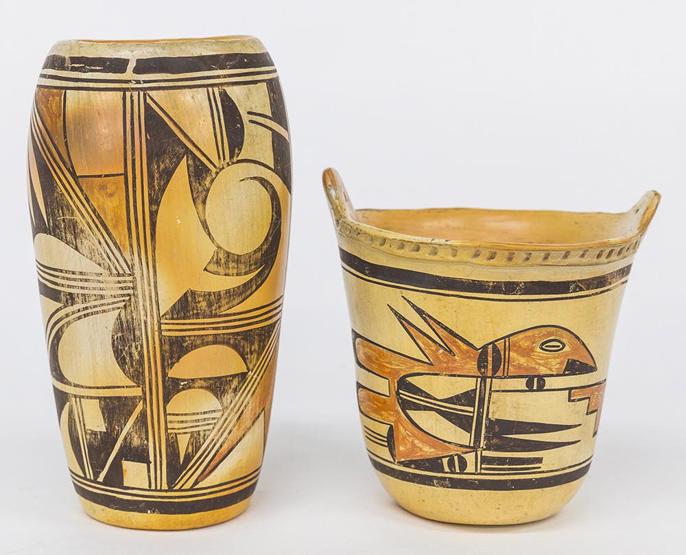 Two Polychrome Hopi Jars (1 of 7)
