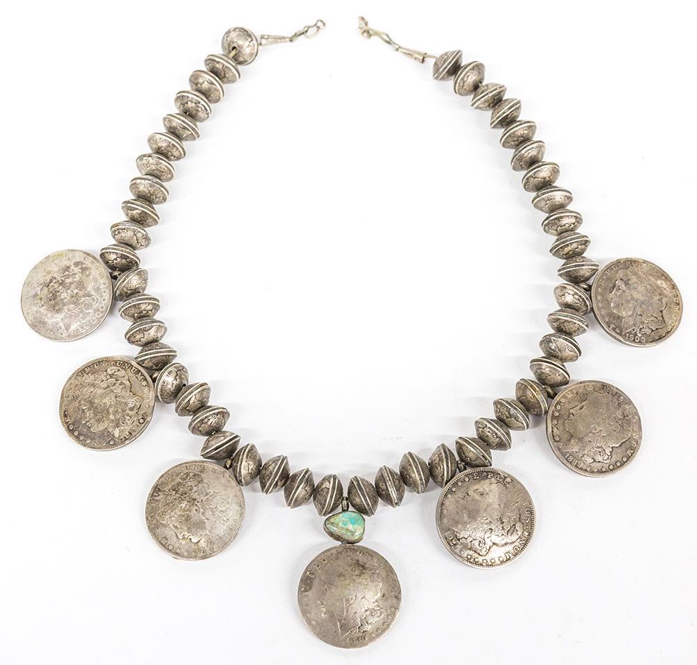 Navajo Silver Necklace (1 of 10)