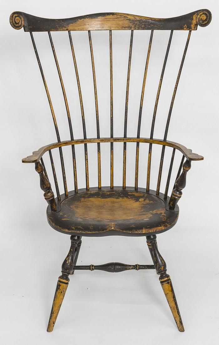 Scroll Eared Windsor Arm Chair (1 of 13)