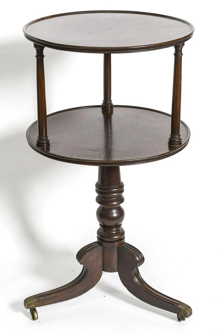 Regency Dumbwaiter Table (1 of 7)