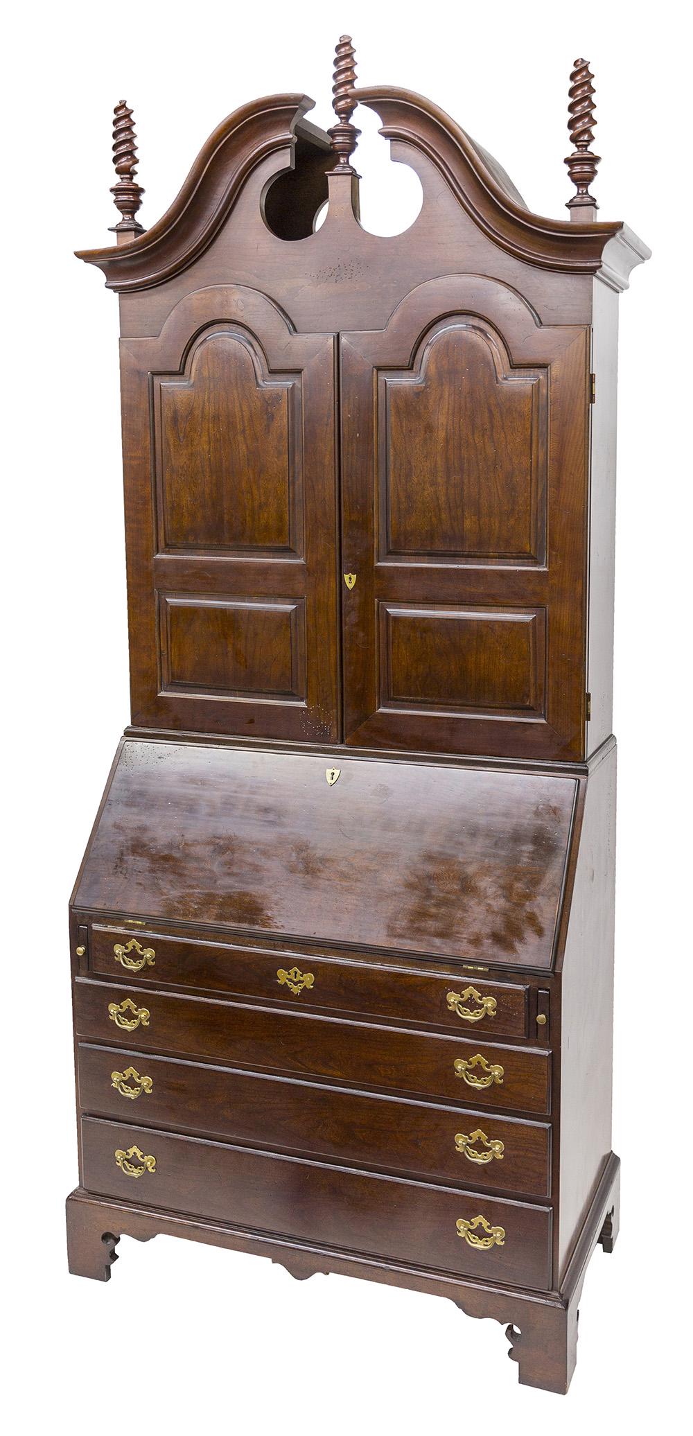 Cherry Chippendale Style Secretary (1 of 18)