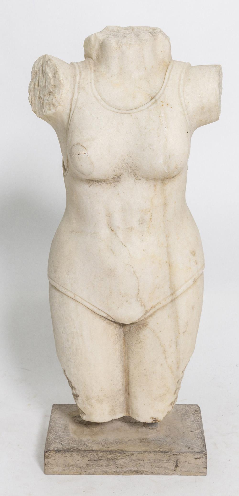 Marble Sculpture of Female Torso (1 of 8)
