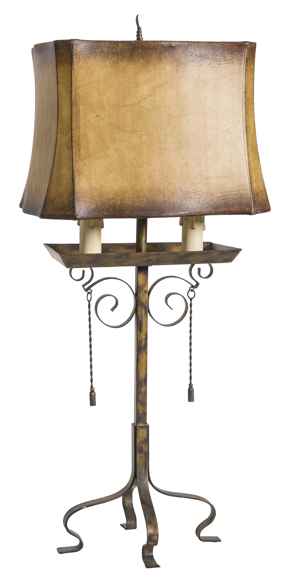 Wrought Bronze Table Lamp (1 of 7)