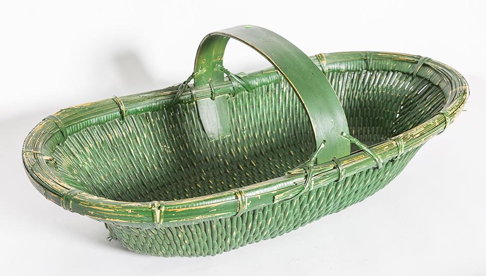 Painted Flower Gathering Basket (1 of 6)