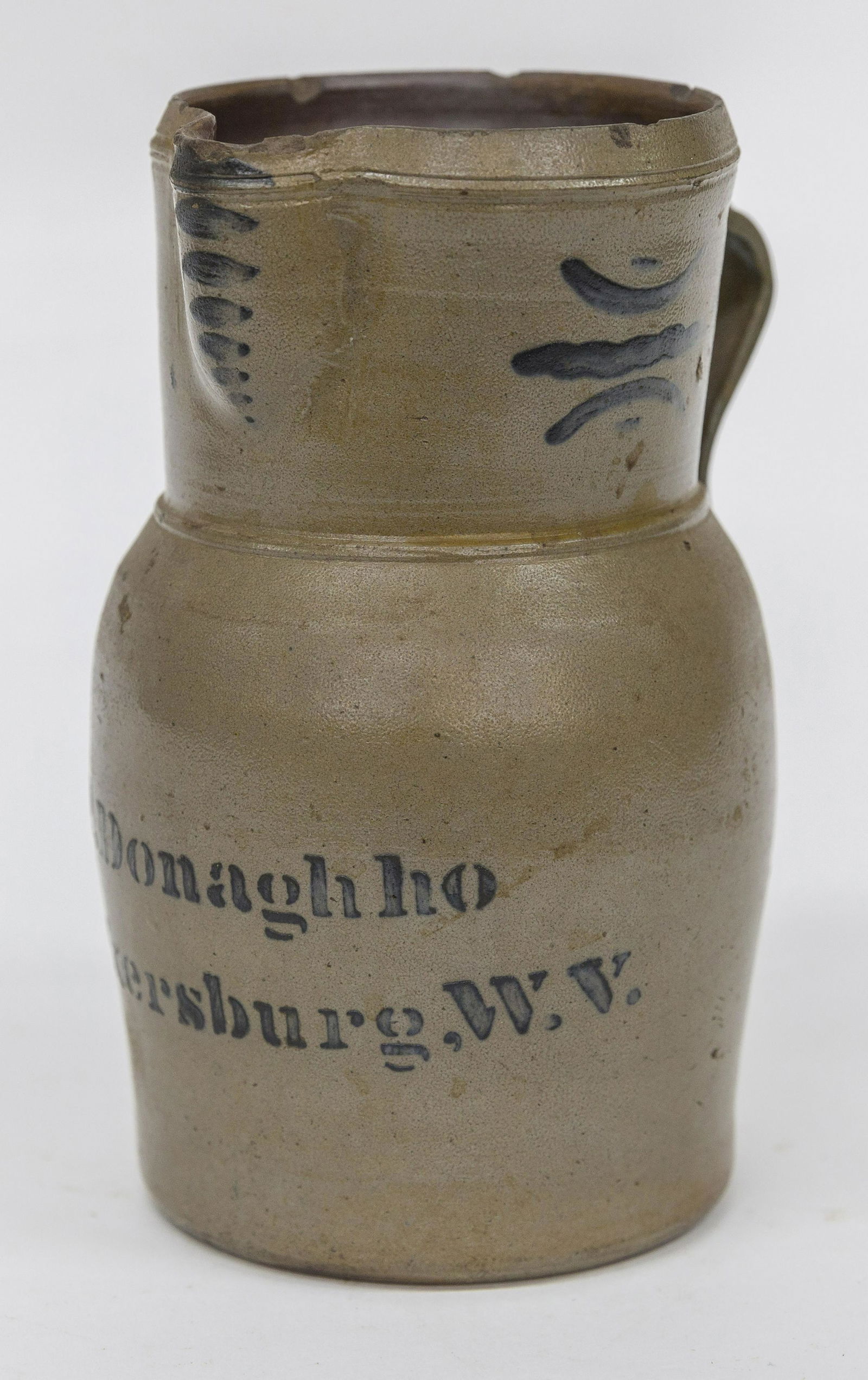 A.P. Donaghho Stoneware Pitcher (1 of 8)