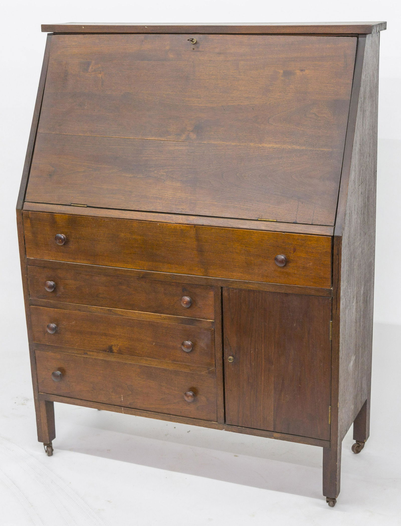 Arts & Crafts Walnut Desk (1 of 13)