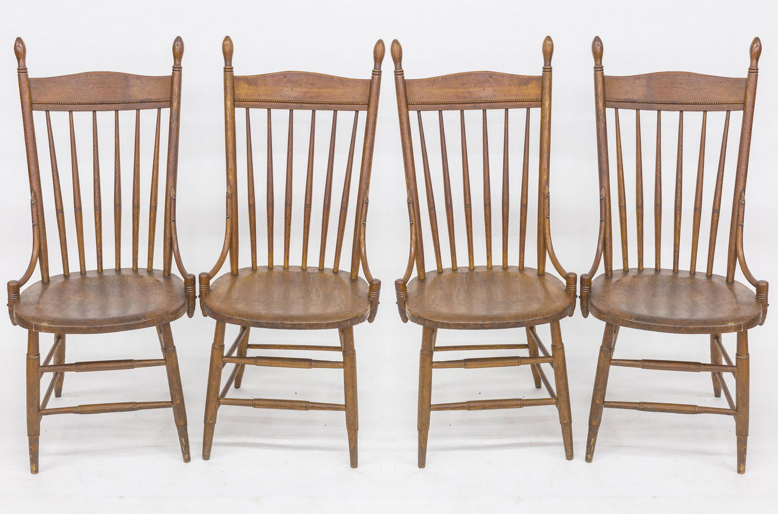 Four Oak Dinning Chairs (1 of 11)