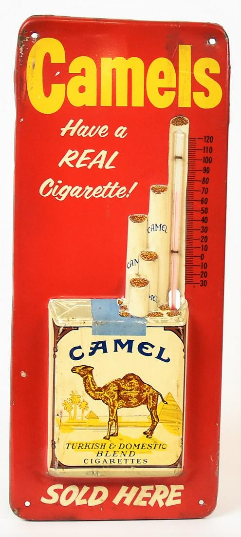 Camel Cigarettes 3d Thermometer Dec 15 2018 Rockabilly Auction Company In Ga