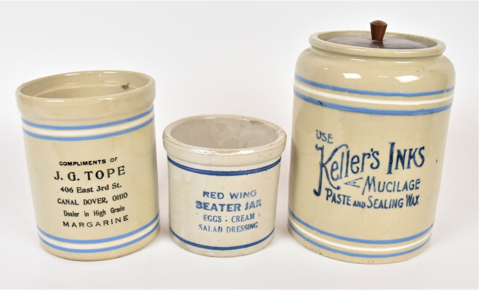 Three Decorated Stoneware Jars (1 of 14)