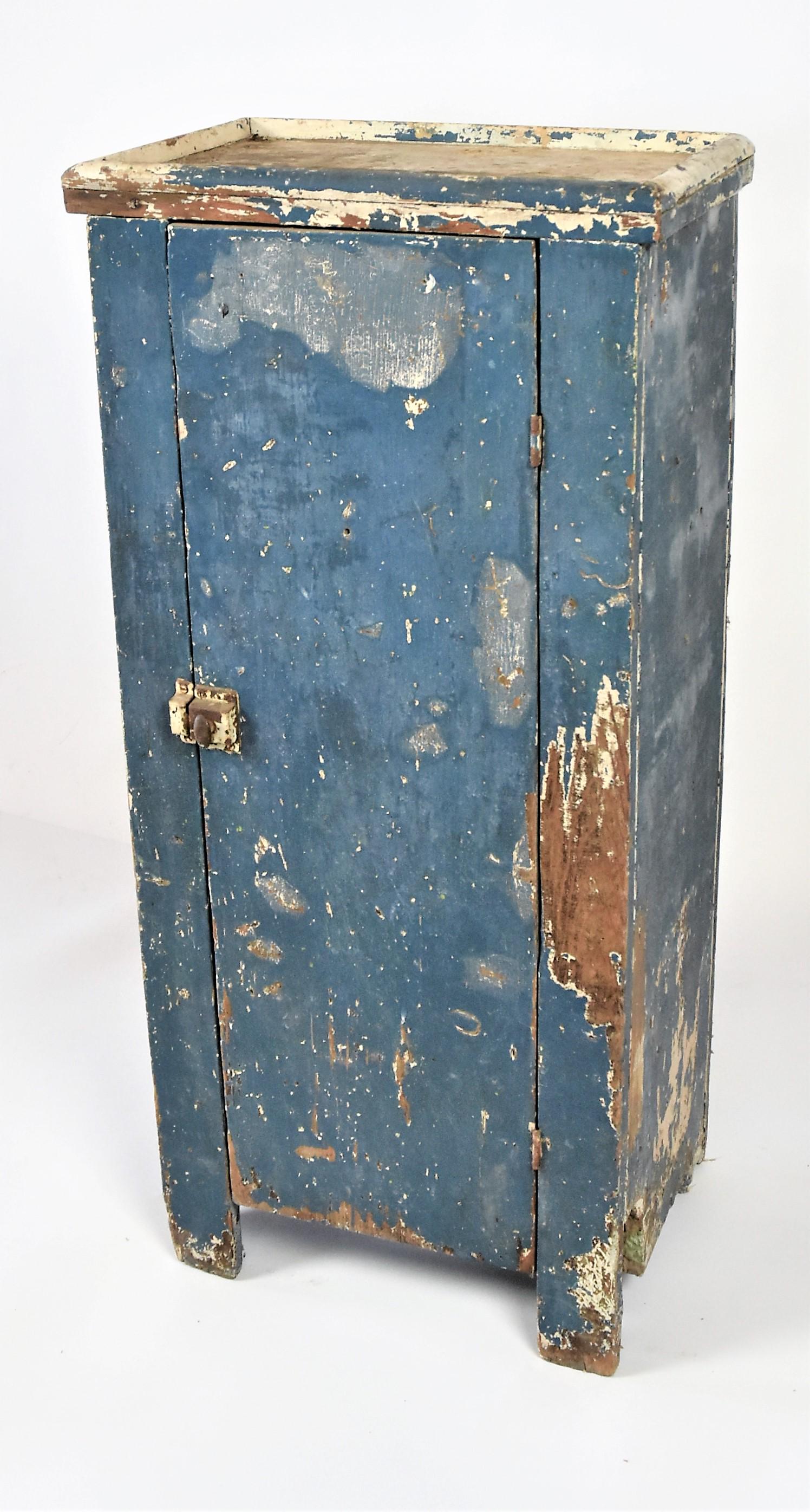 Blue Painted Chimney Cupboard (1 of 5)