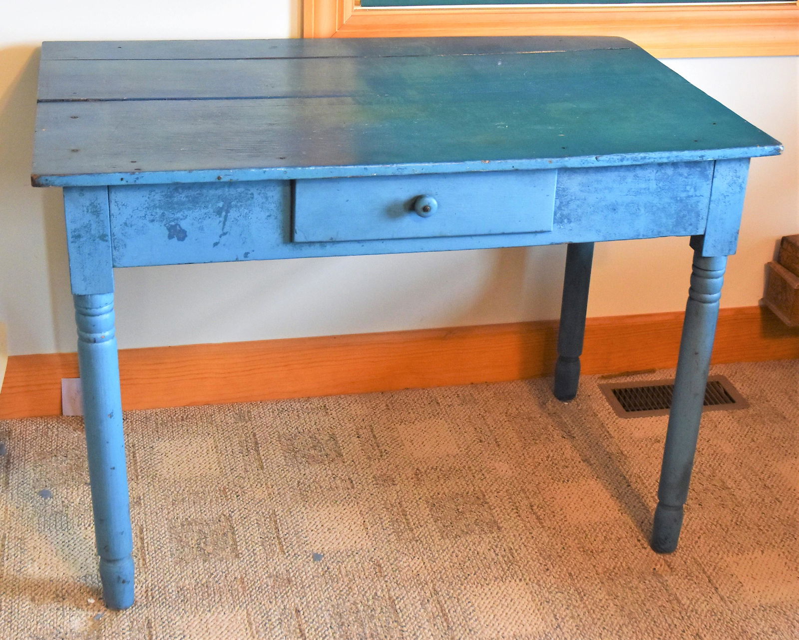 Painted Country Work Table (1 of 8)