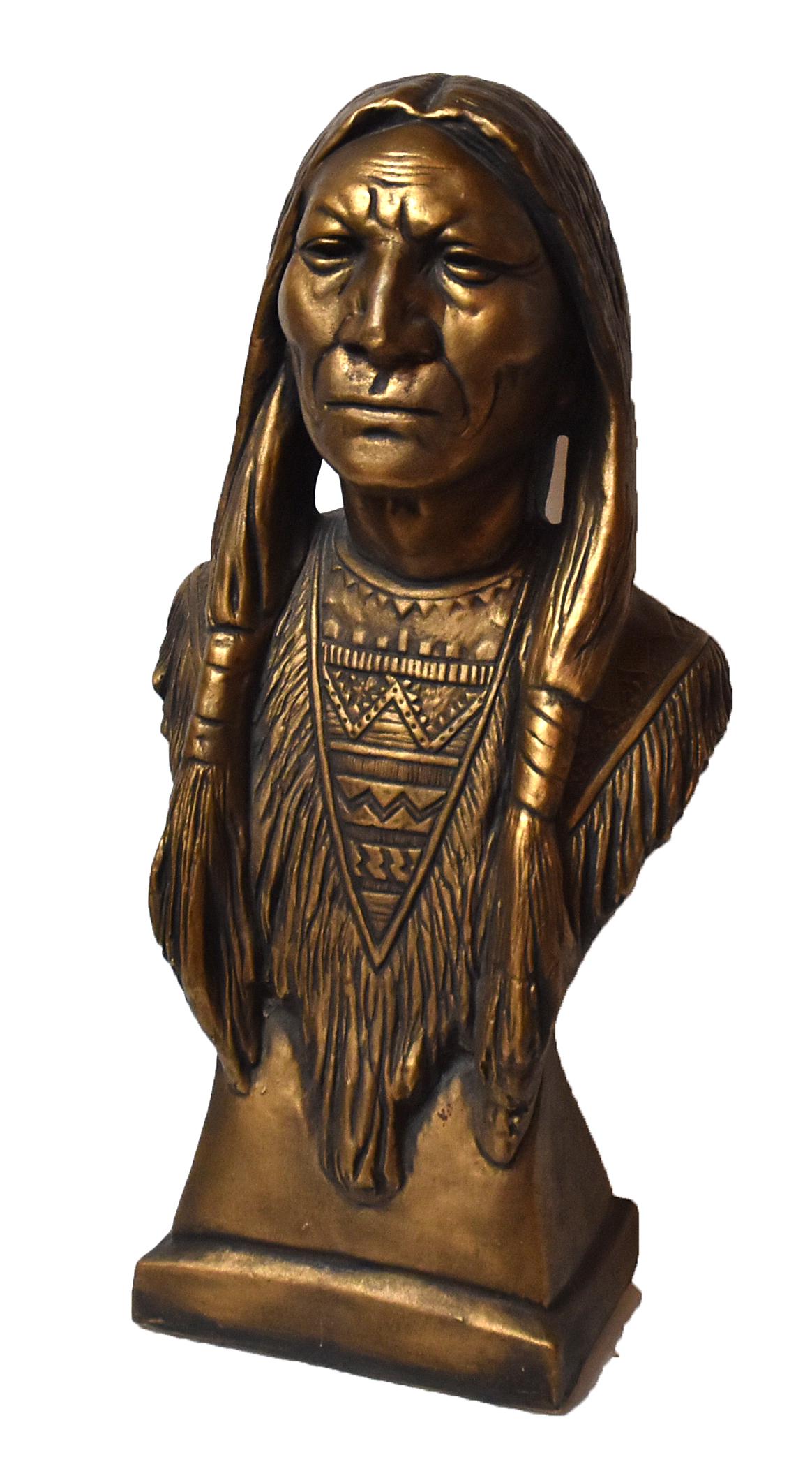 Plains Native American Bust (1 of 4)