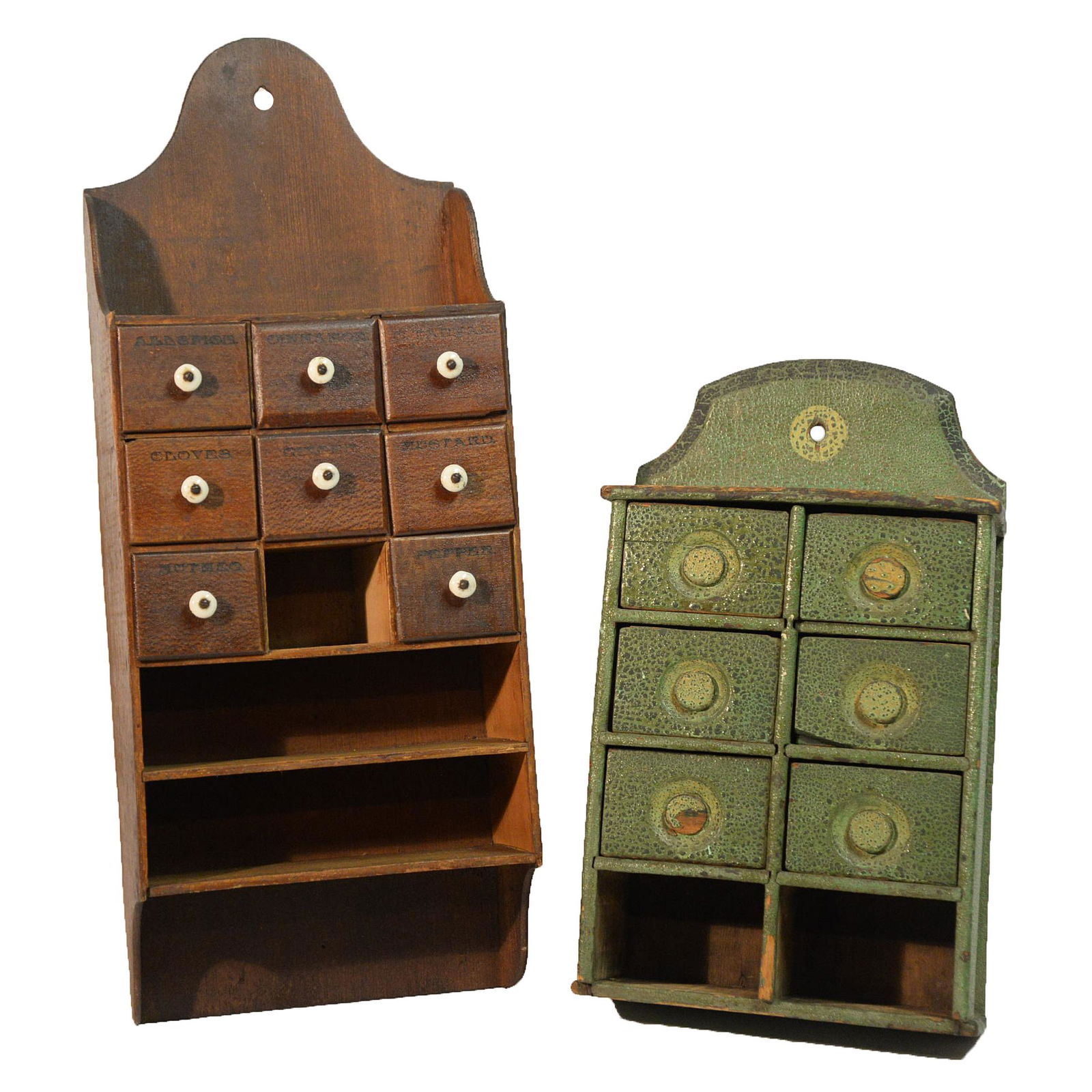 Two Early Hanging Spice Racks (1 of 9)