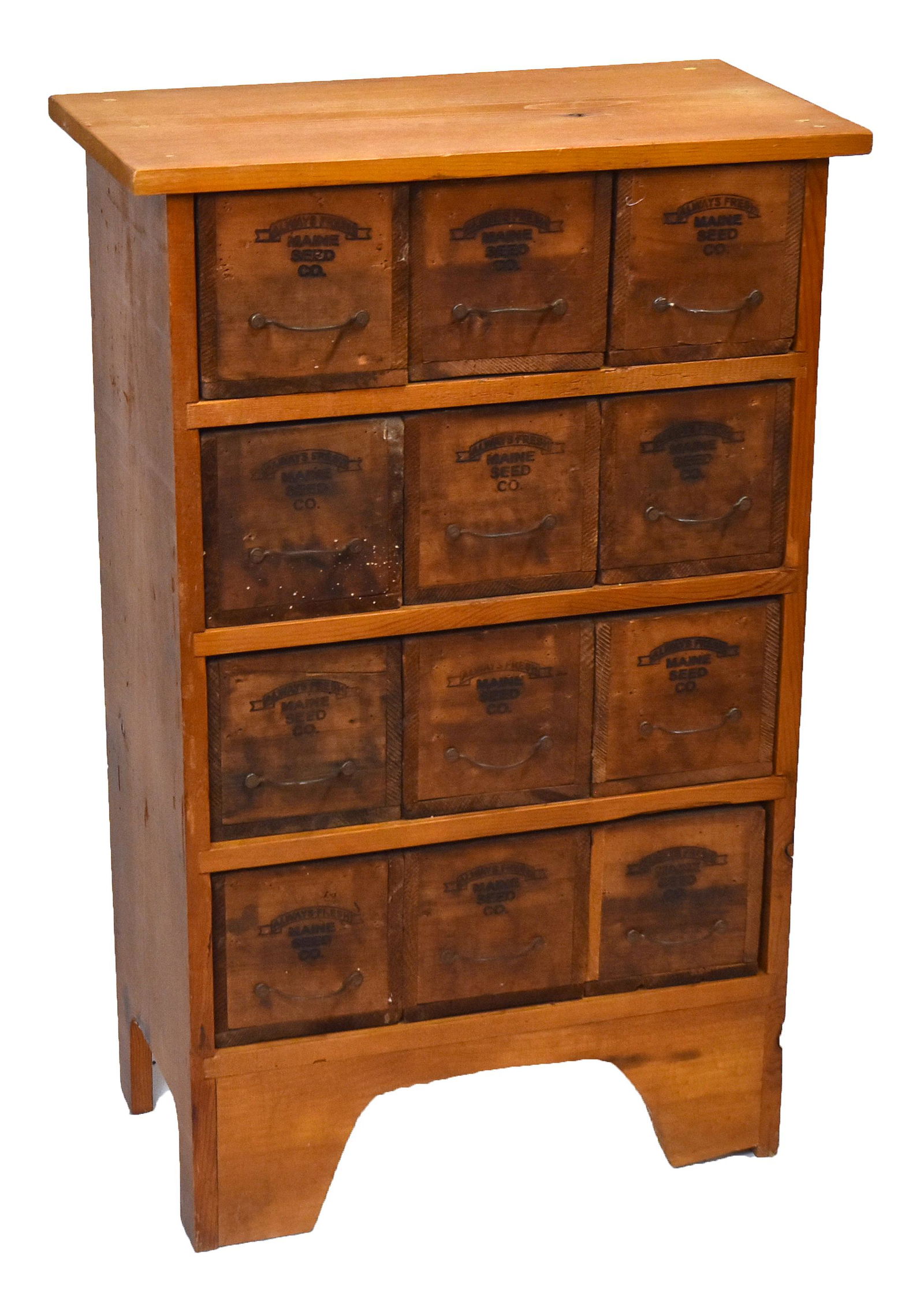 Maine Seed Co. Cabinet (1 of 7)