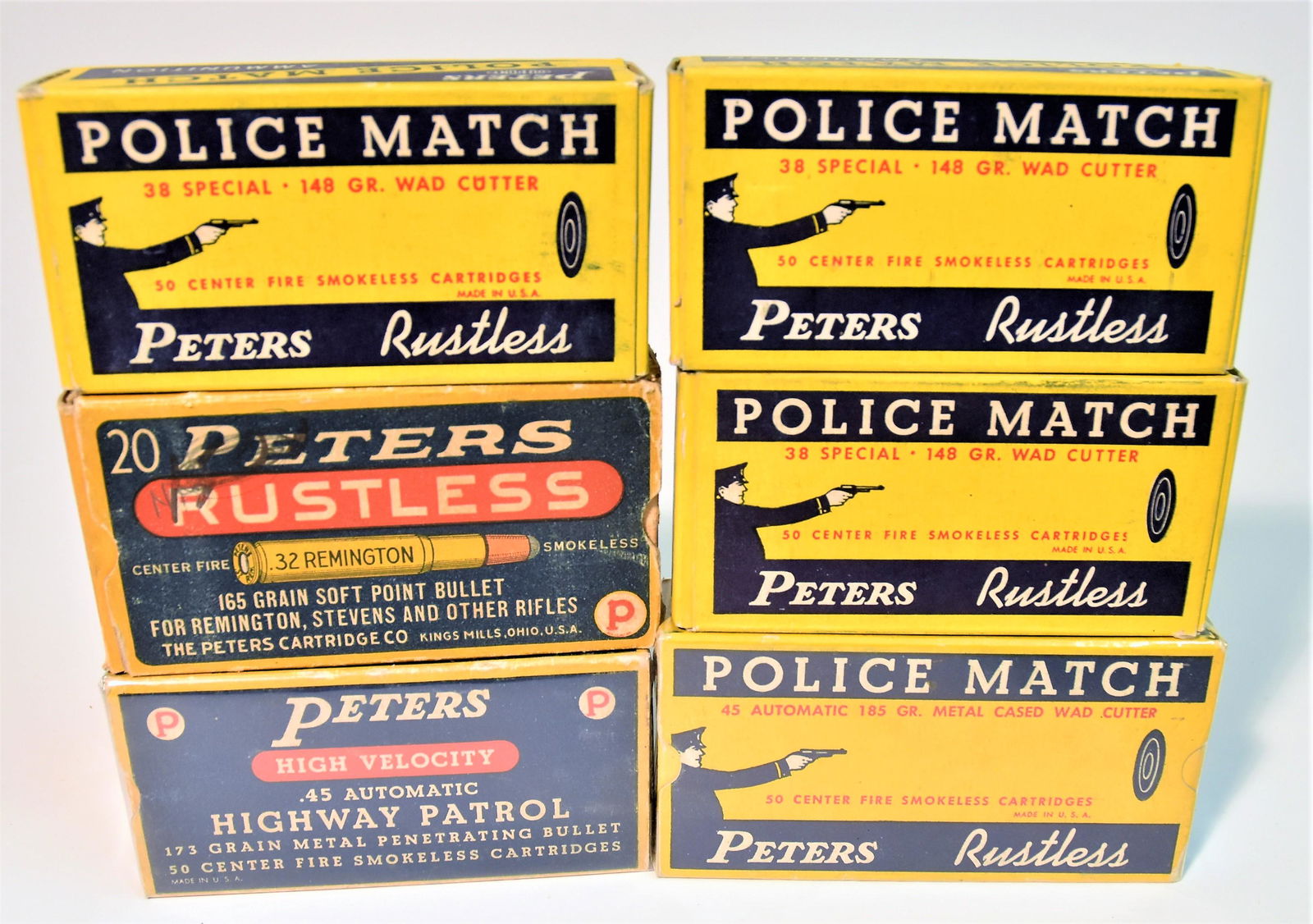 Six Boxes of Peters Cartridges (1 of 7)