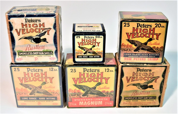 Six Collector Boxes Of Peters Shells