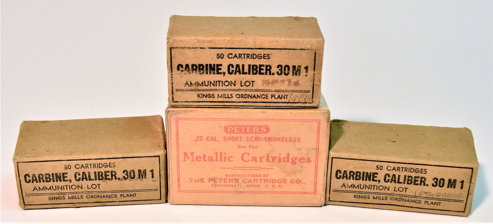 Peters M1 Carbine .30 Caliber Cartridges Plus (1 of 5)