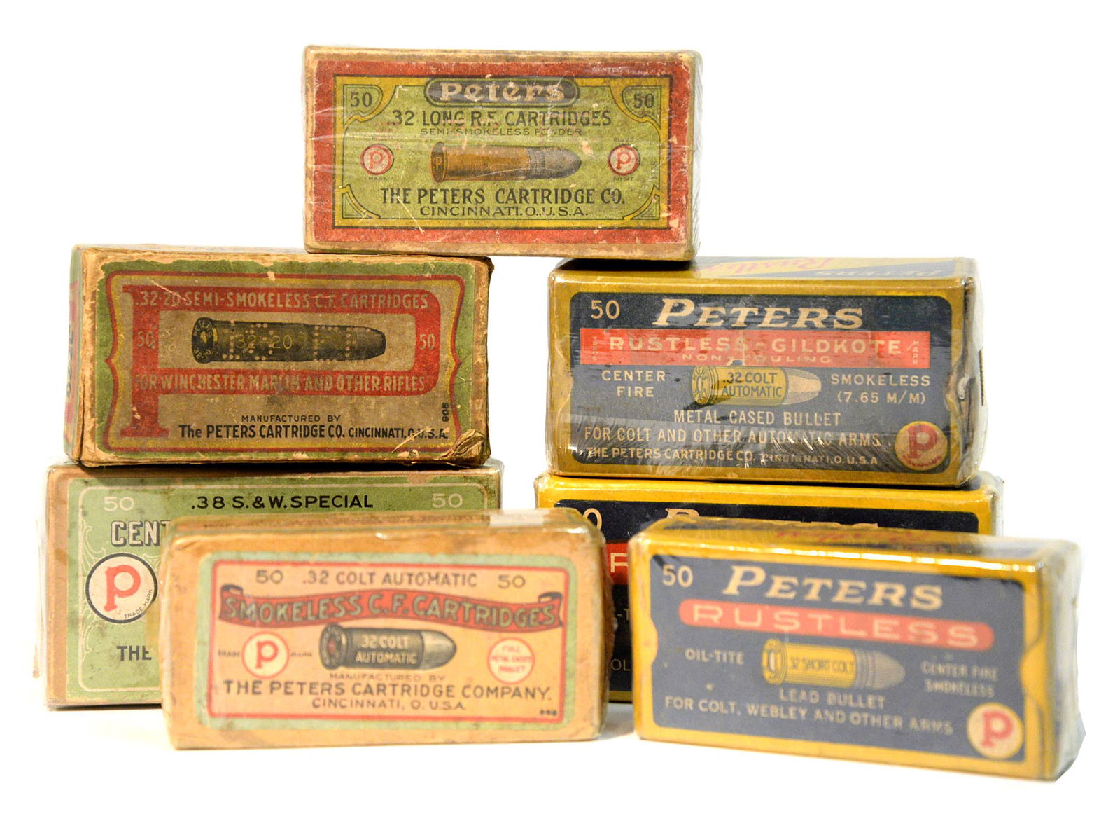 Seven Boxes of Peters Cartridges (1 of 4)