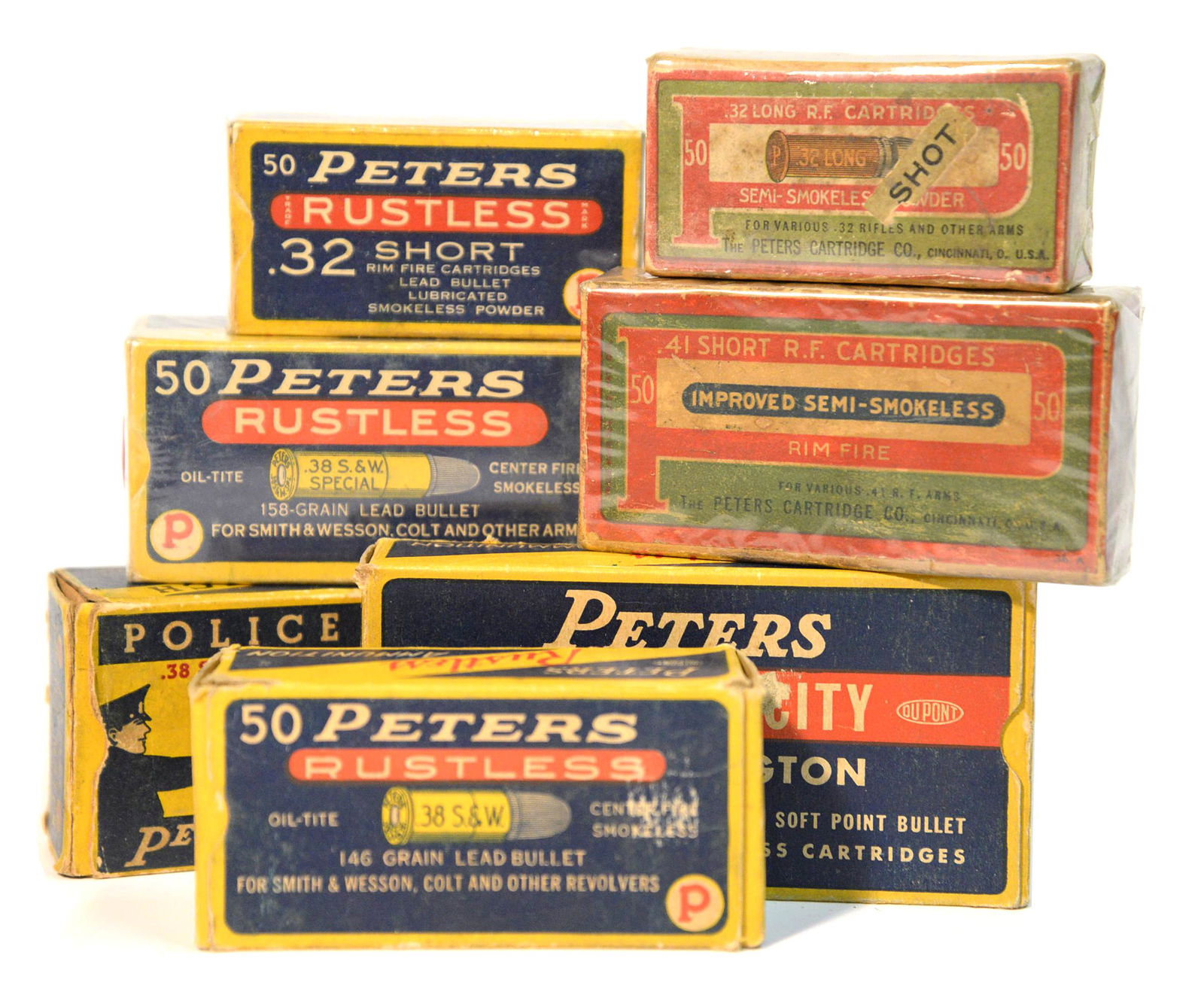 Seven Boxes of Peters Cartridges (1 of 4)