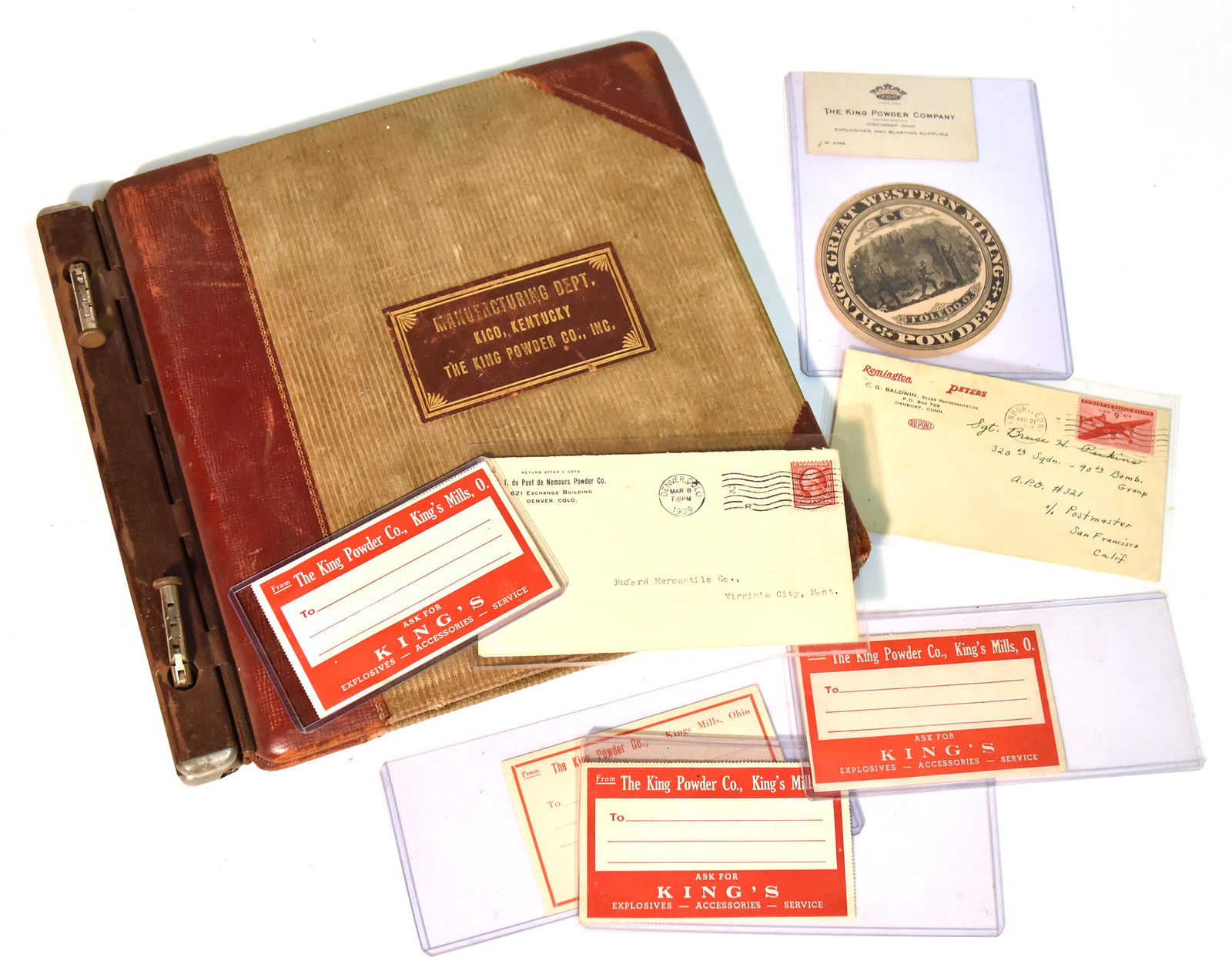 King Powder Ledger & Paper Items (1 of 6)