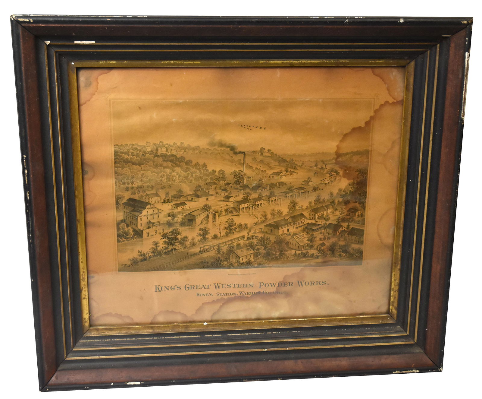 Early King's Powder Works Lithograph (1 of 10)