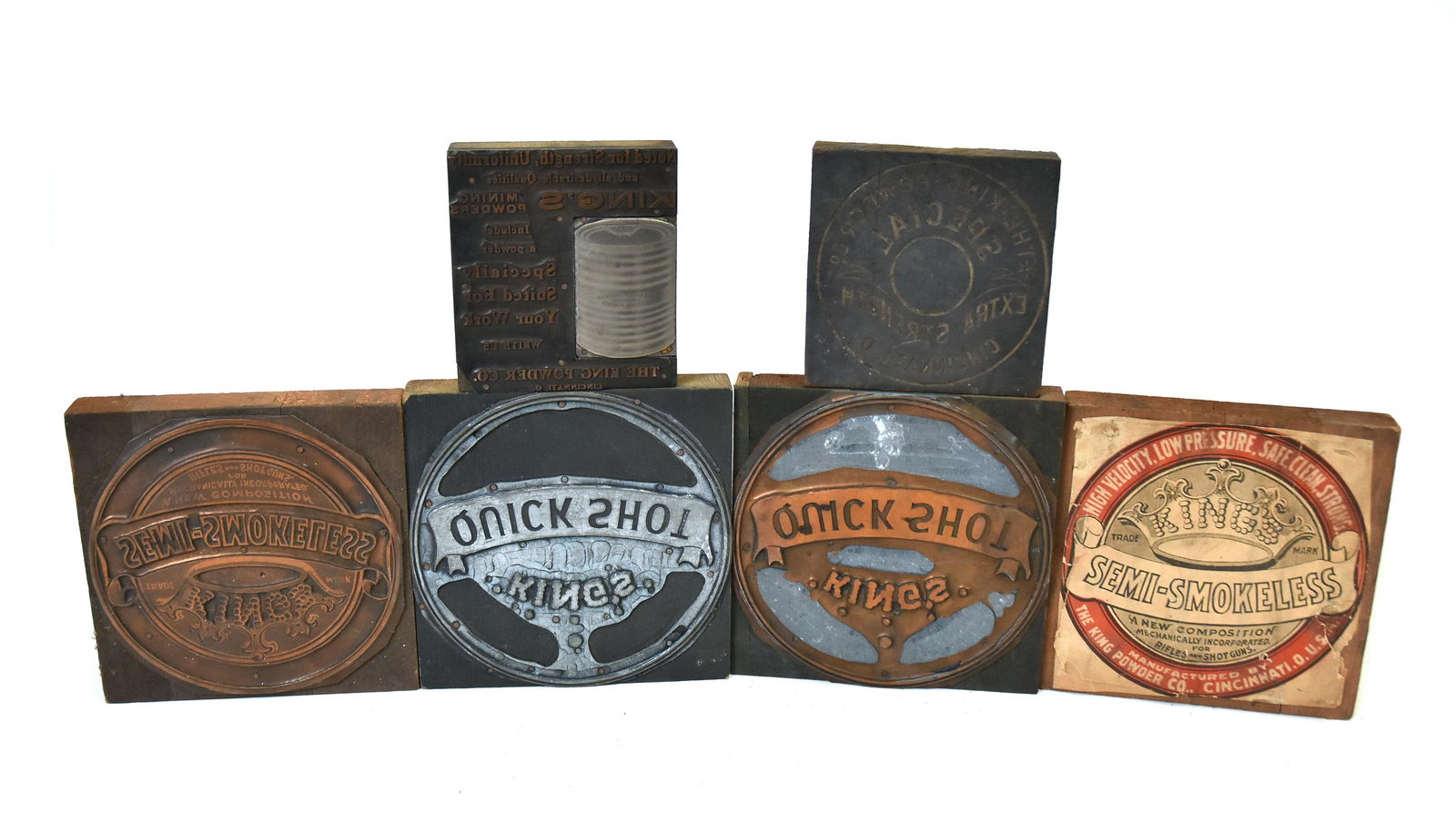 Ten King Powder Co. Printers Blocks (1 of 7)