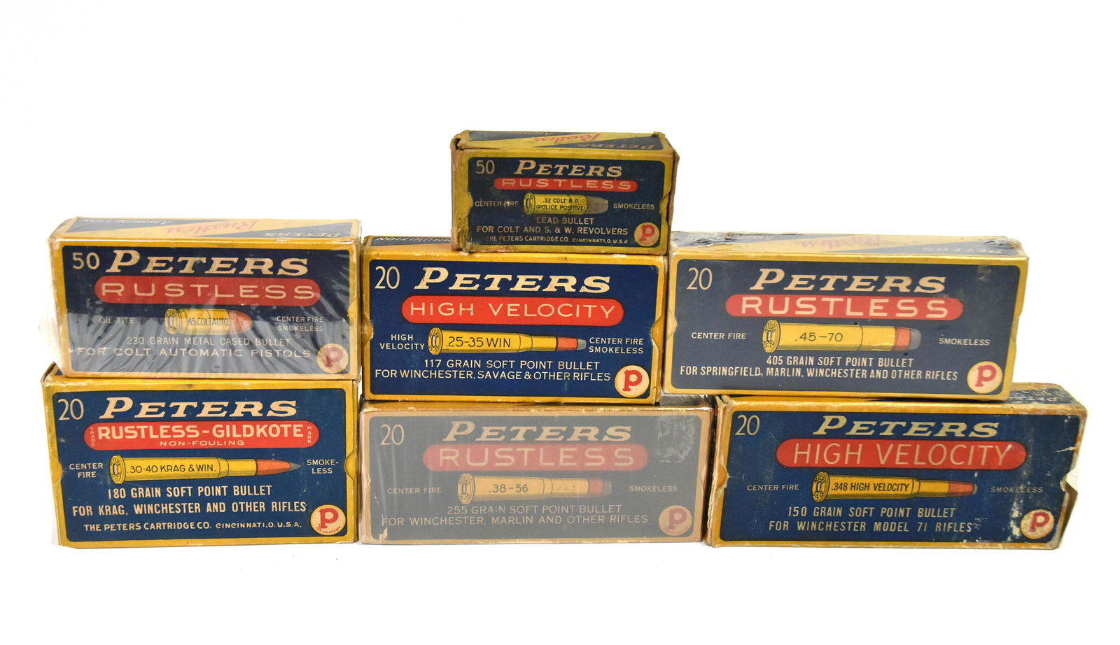 Seven Peters Full Cartridge Boxes (1 of 6)