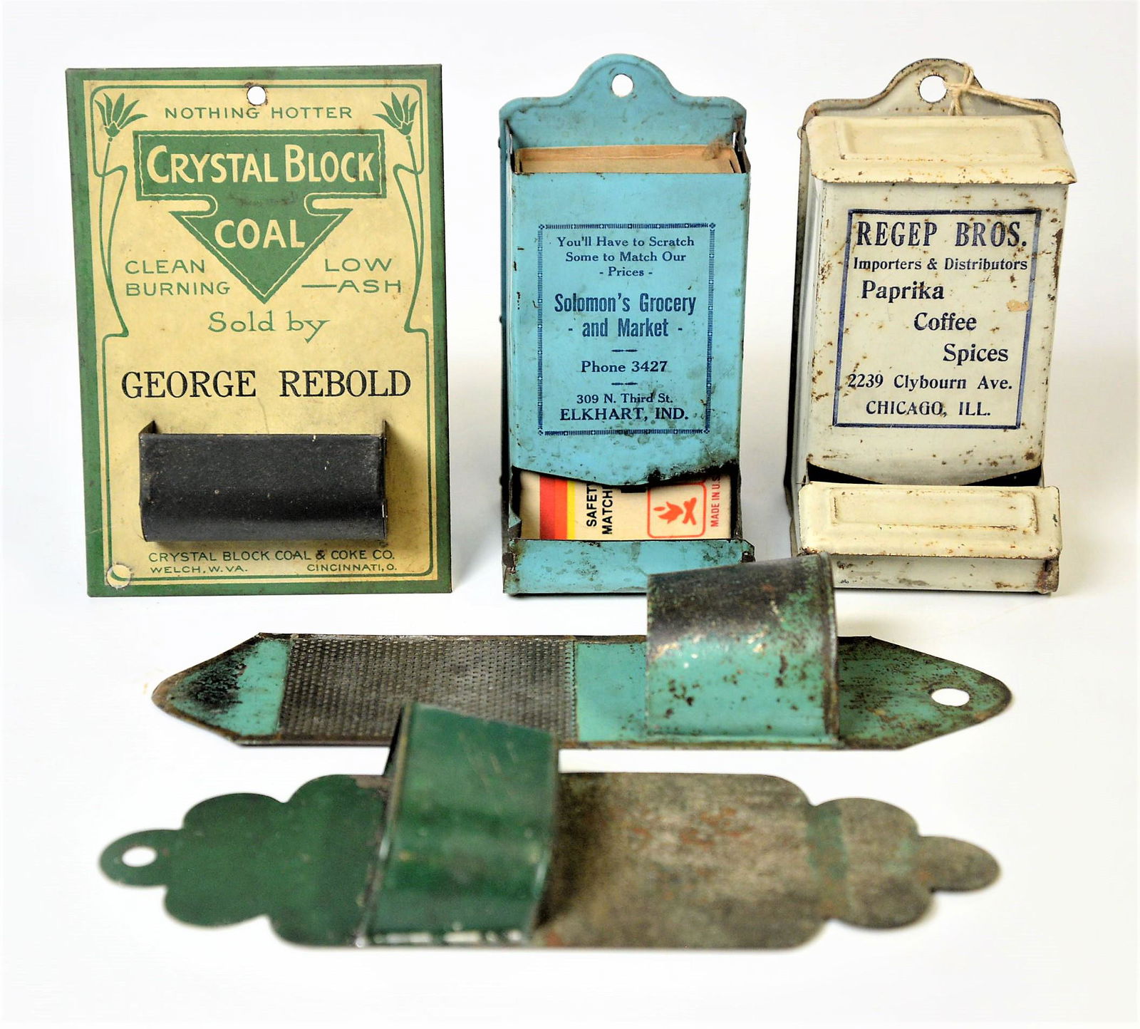 Five Advertising Match Holders (1 of 5)