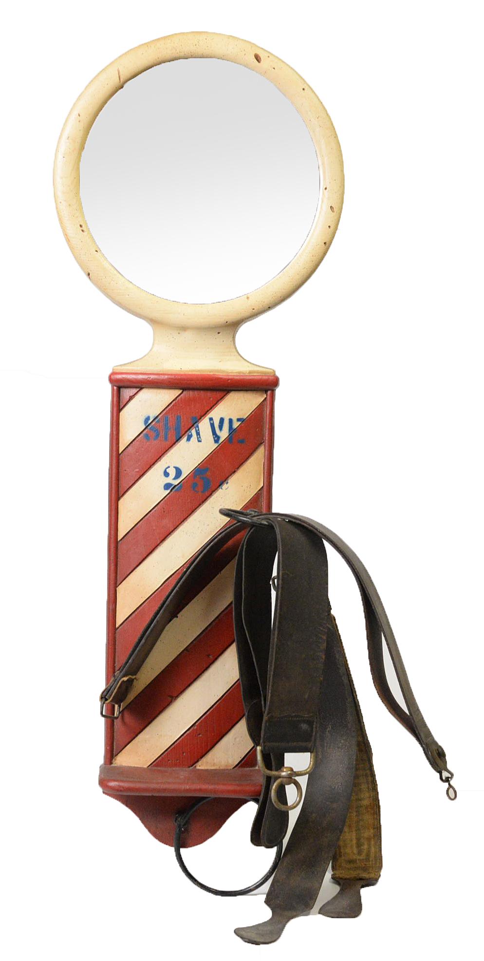 Barber Mirror & Leather Strops (1 of 6)