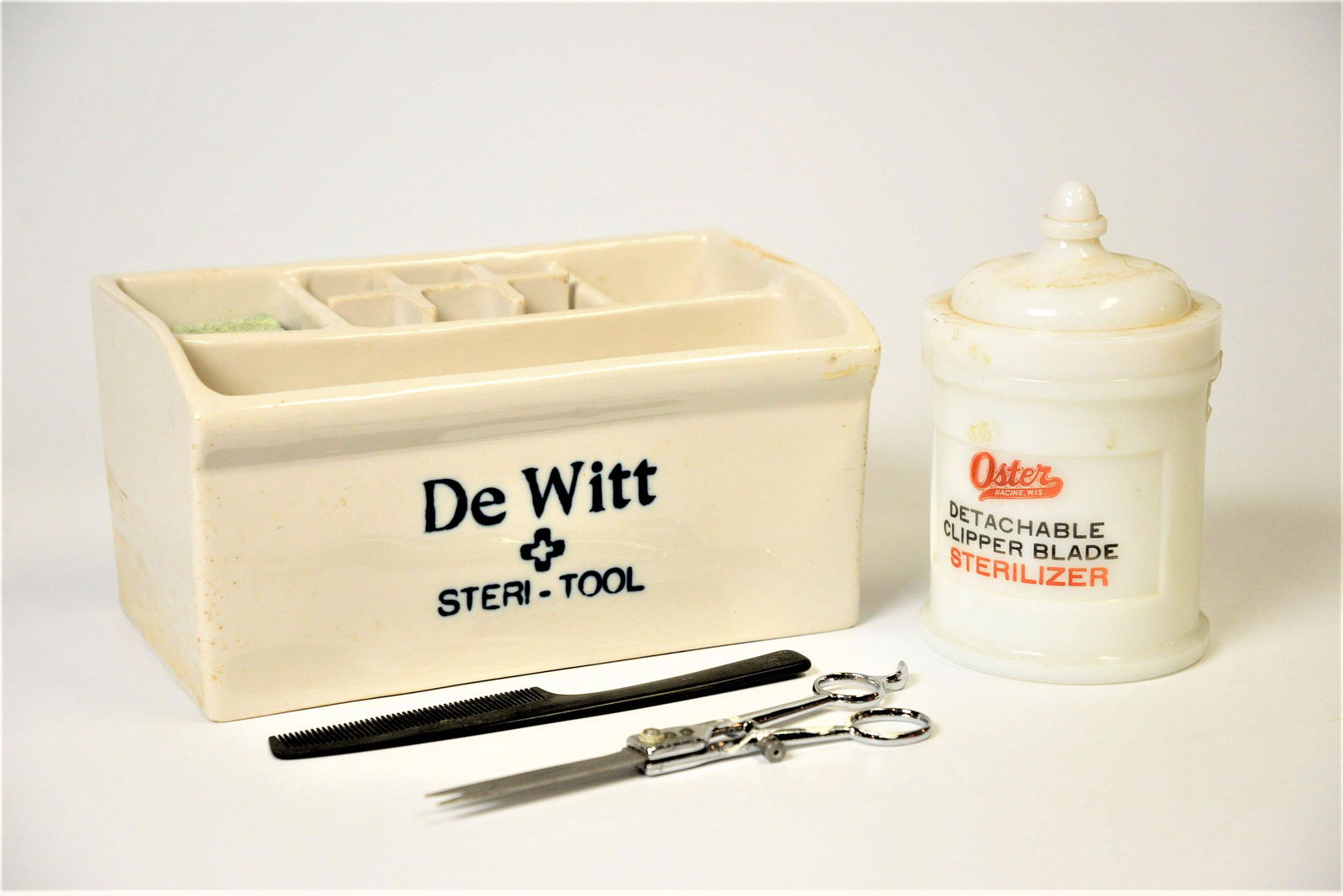 Barber Shop Ceramics & Glassware (1 of 8)