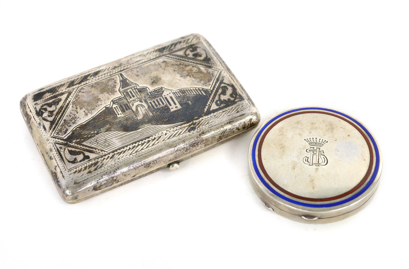 Russian Silver Cigarette Case Plus (1 of 11)