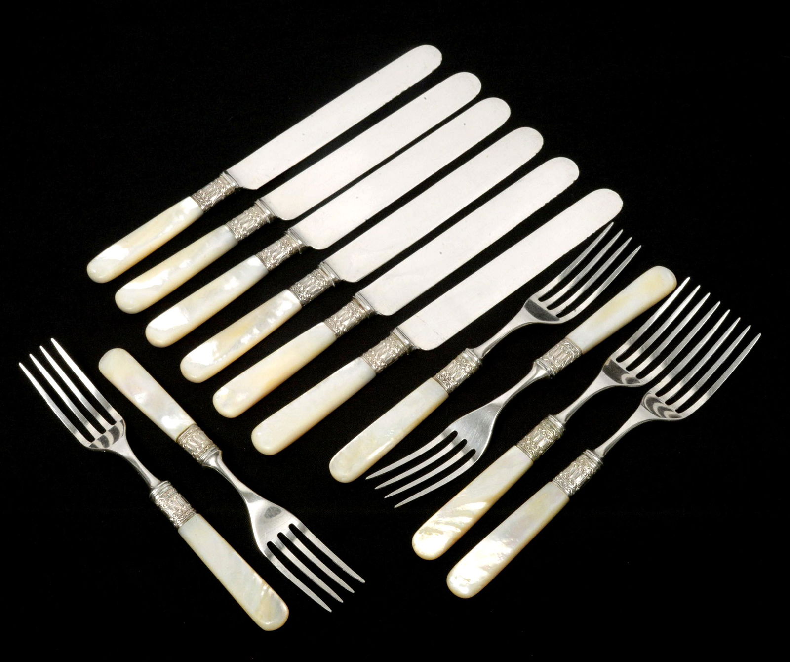 Towle Sterling & MOP Knives & Forks (1 of 8)