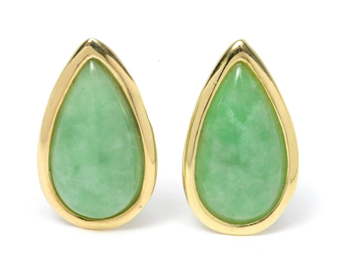 Jade & 14k Gold Earrings (1 of 4)
