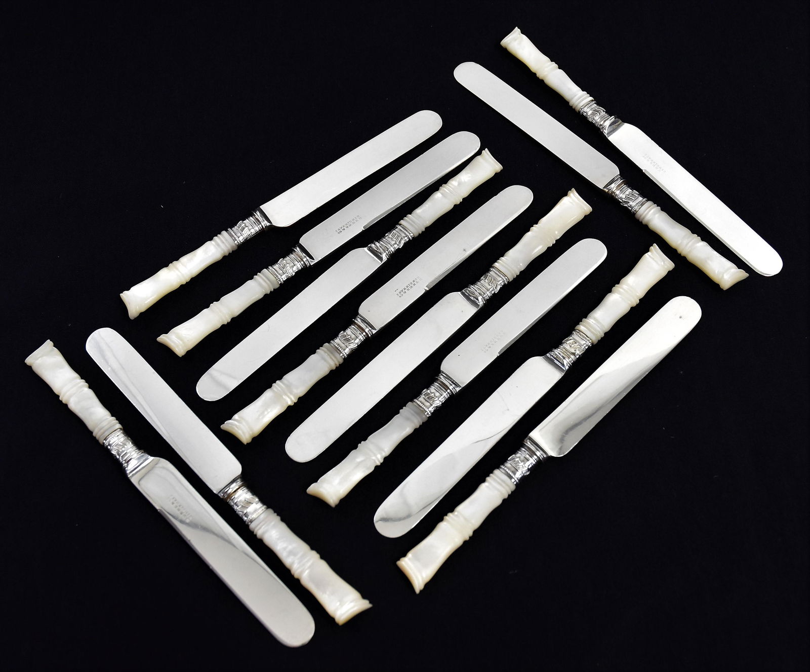 Duhme & Co. Sterling & MOP Knives (1 of 5)