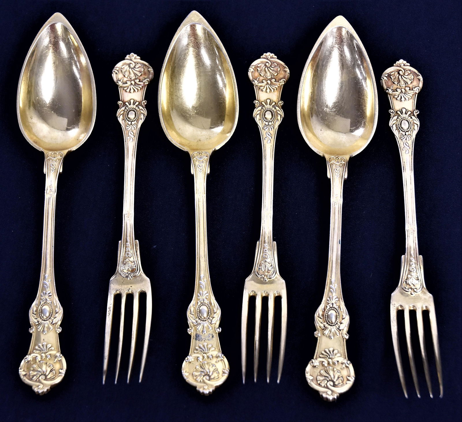 French Silver Spoons & Forks (1 of 6)
