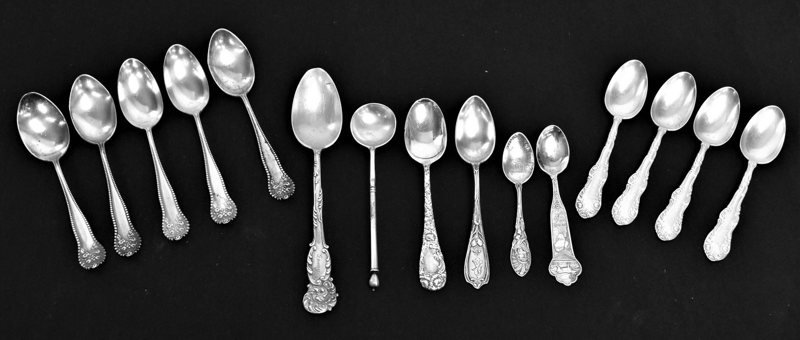 Sterling & 84 Silver Spoons (1 of 10)