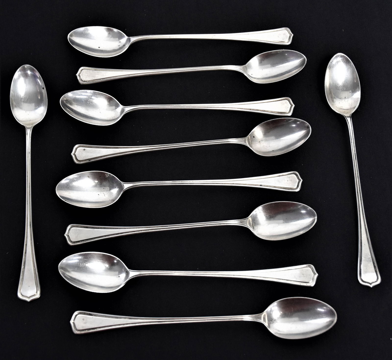 Ten Sterling Ice Tea Spoons (1 of 2)