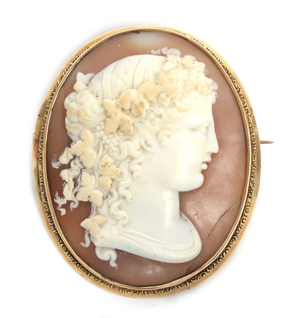 14k Gold Mounted Cameo (1 of 5)