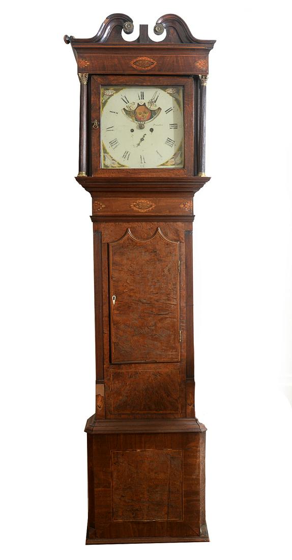 Inlaid Tall Case Clock by Preston (1 of 4)