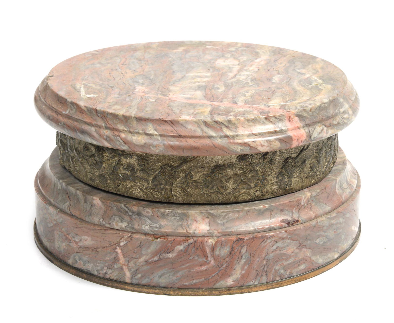 Tabletop Revolving Marble Pedestal (1 of 4)