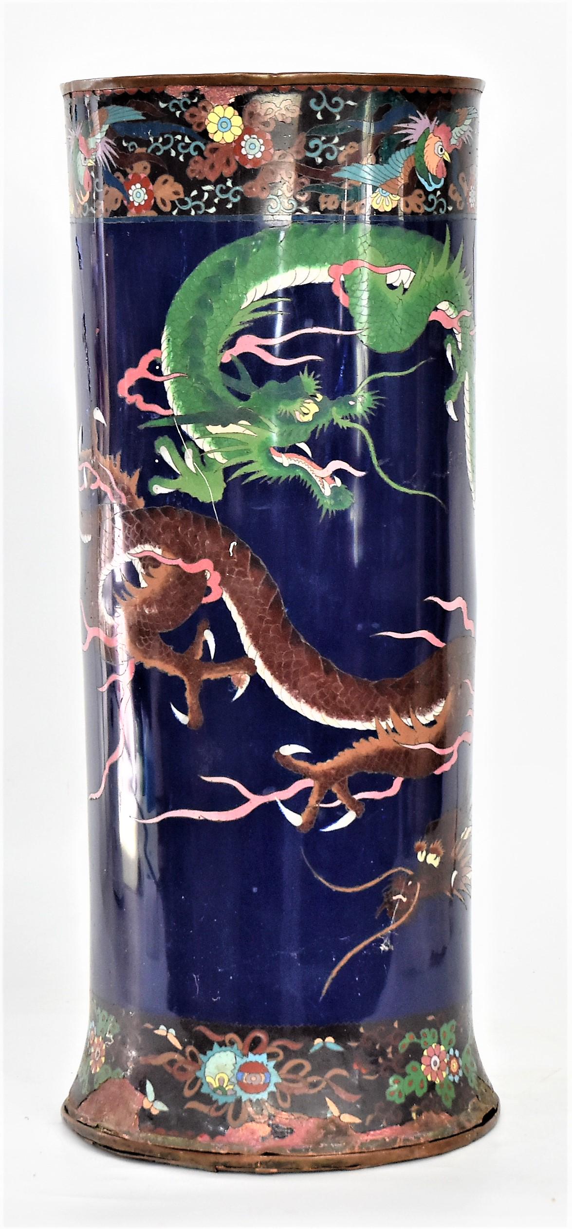 Chinese Cloisonne Umbrella Stand (1 of 10)