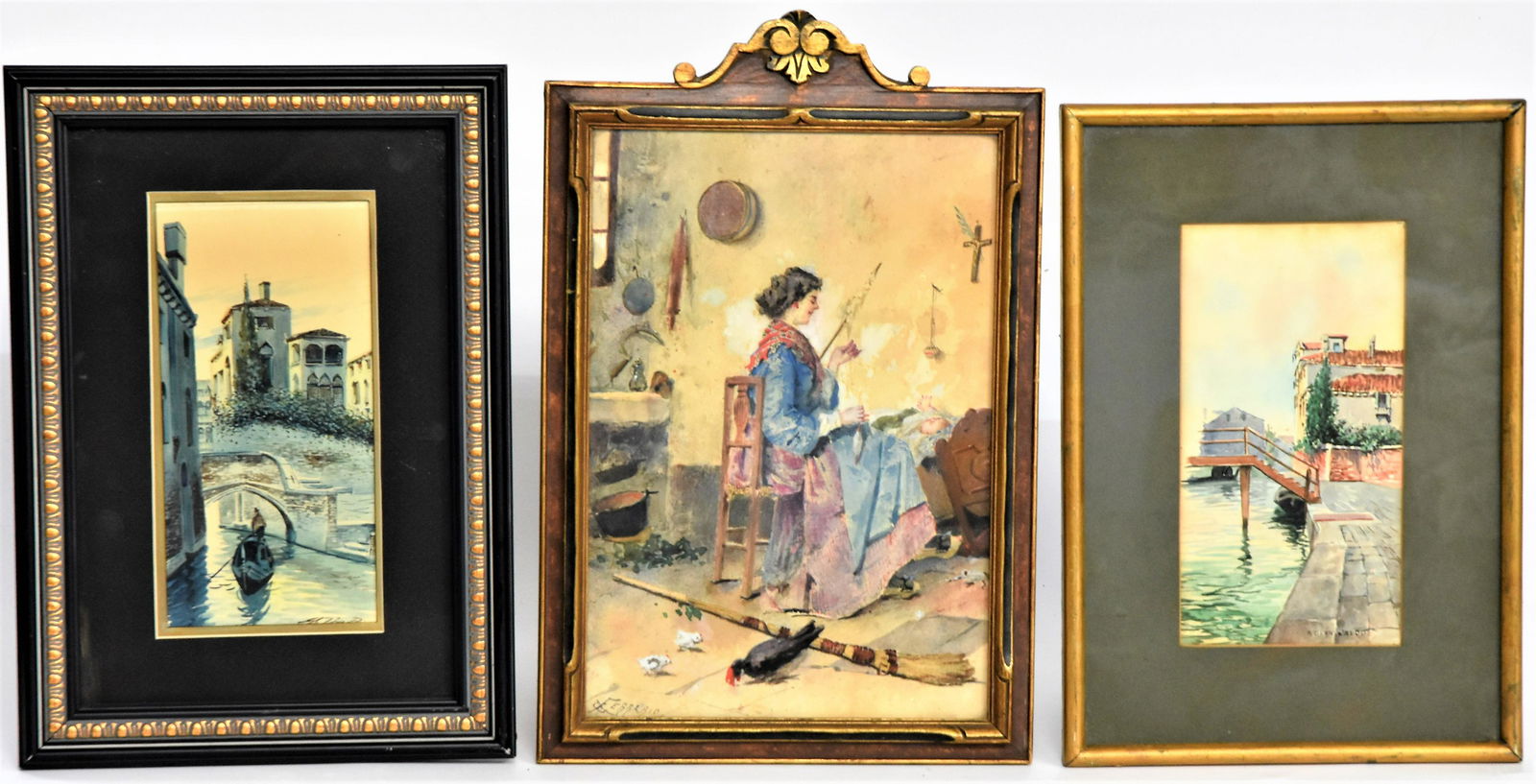 Three Italian Watercolors (1 of 9)