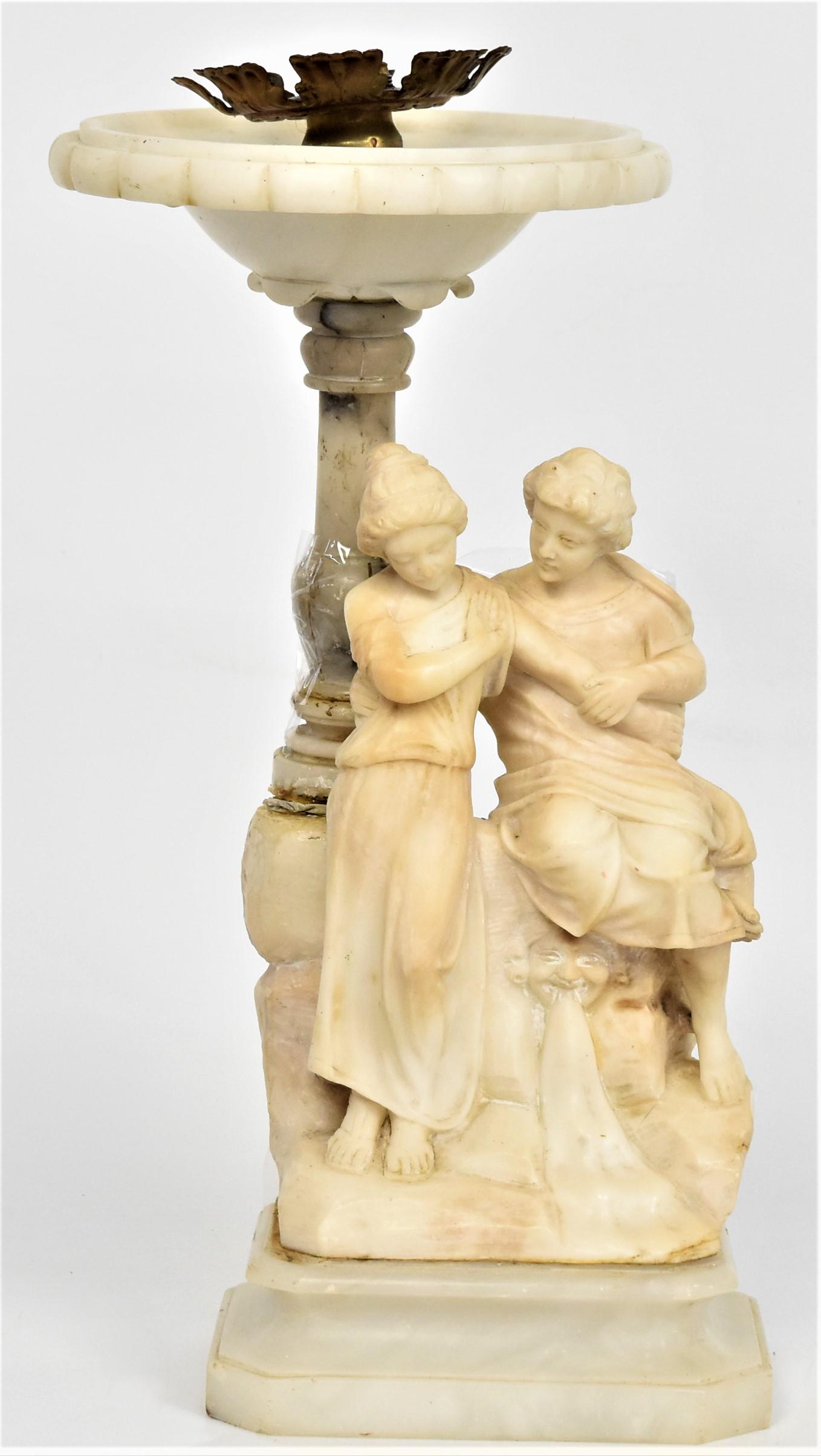 Alabaster Figural Lamp (1 of 7)