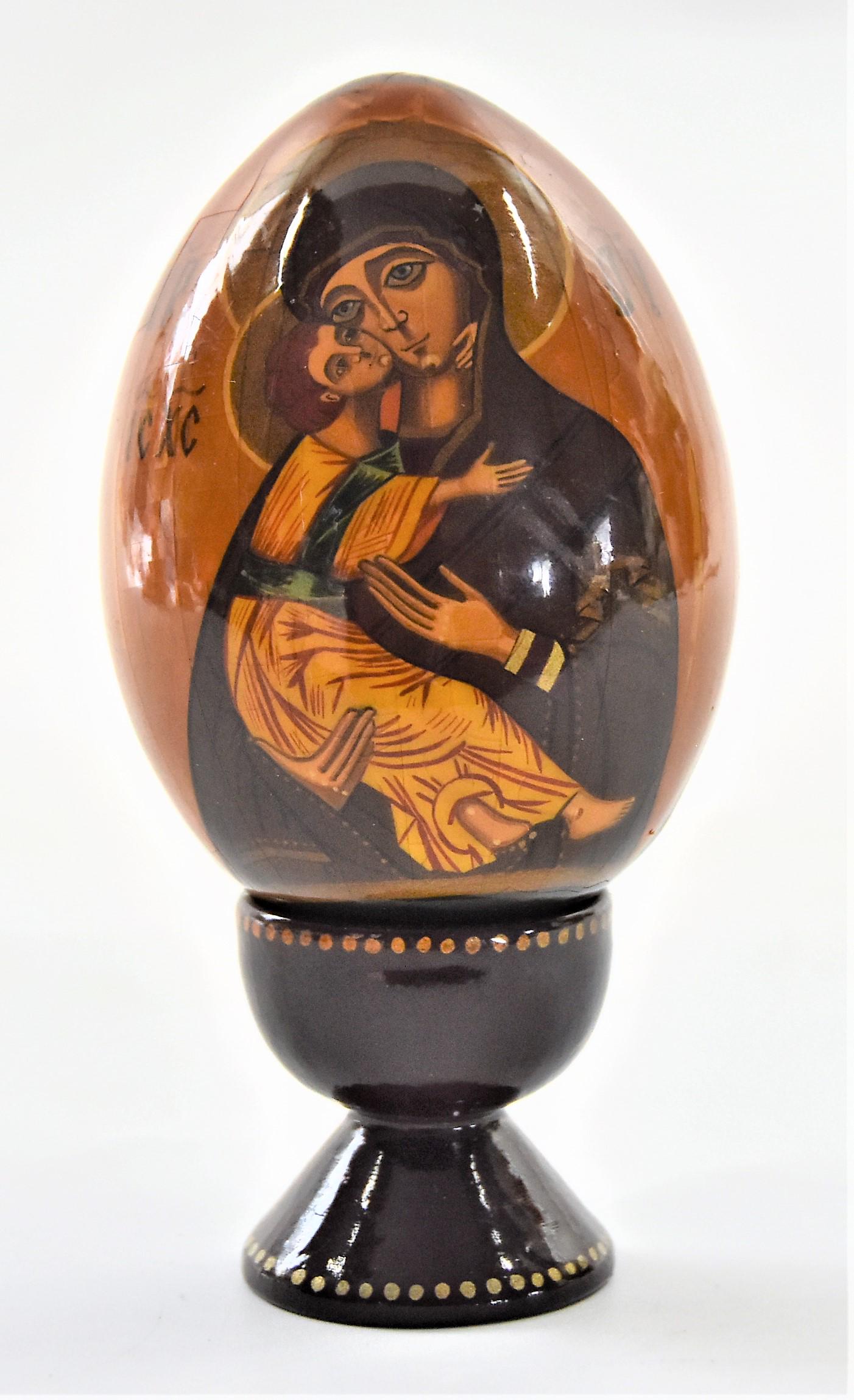 Imperial Russian Lacquered Easter Egg (1 of 6)