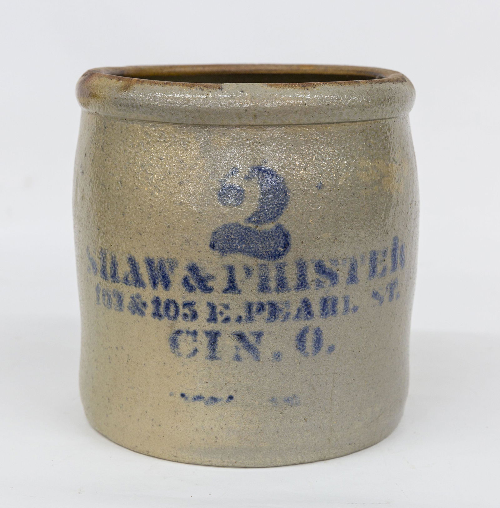 Shaw & Phister Cincinnati Stoneware Jar (1 of 8)