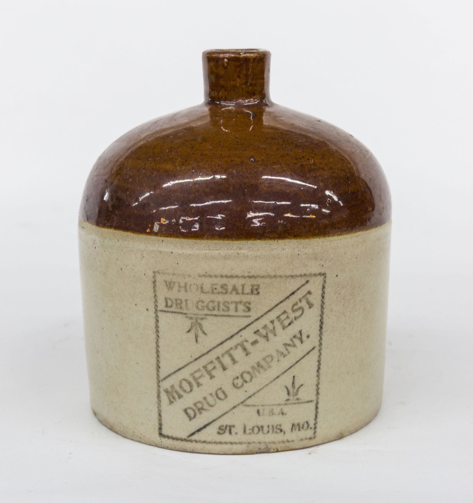 Moffitt-West Drug Co. Stoneware Jug (1 of 6)