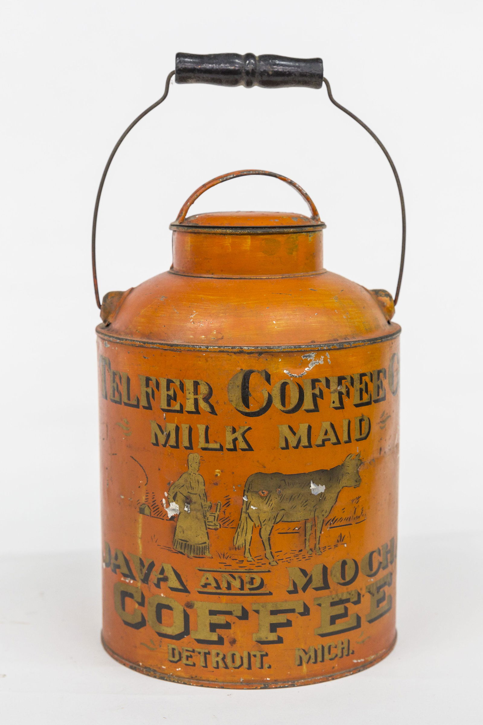 Milk Maid Telfer Coffee Co Tin Pail (1 of 9)
