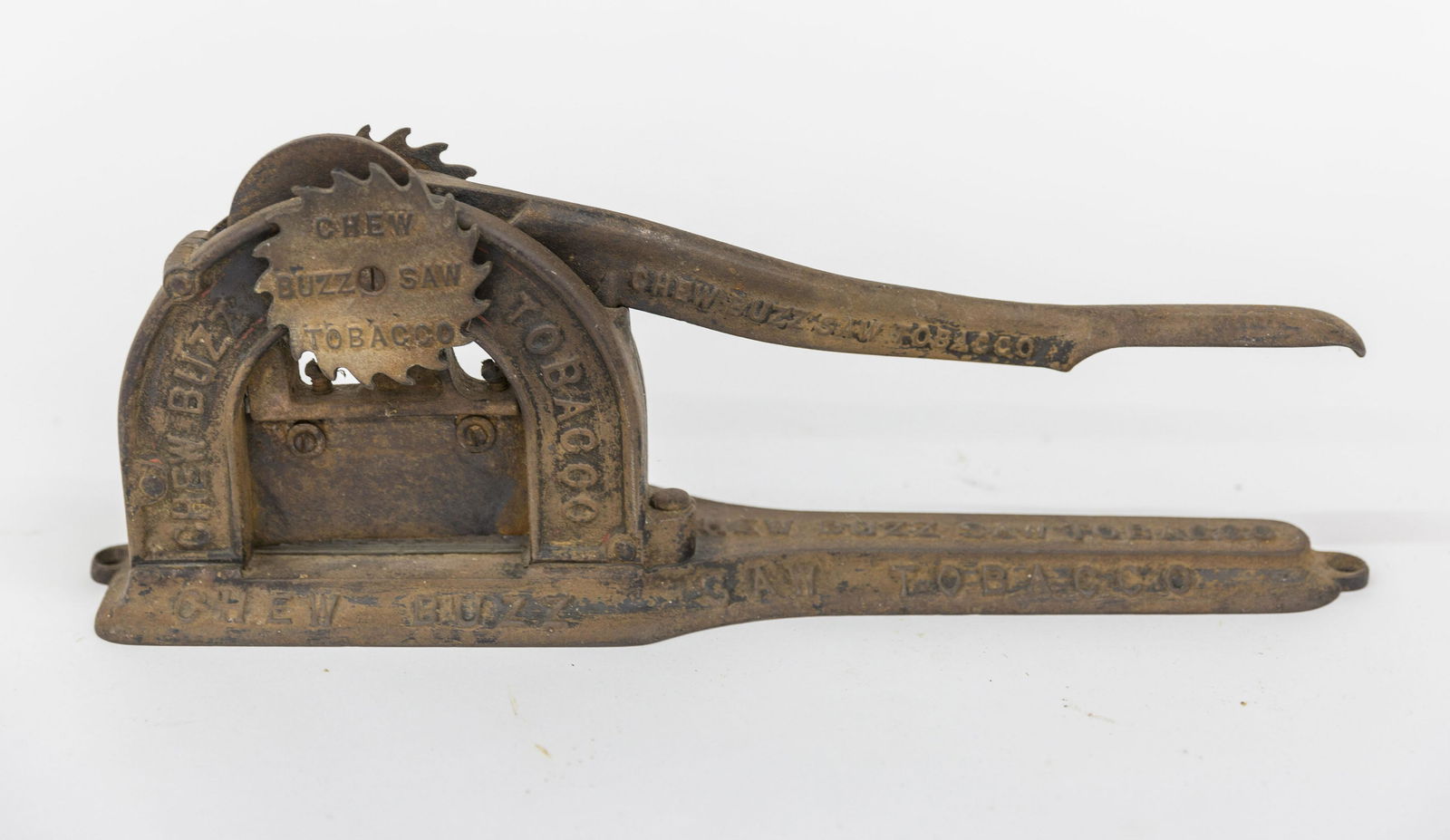 Rare Chew Buzz Saw Tobacco Advertising Tobacco Cutter (1 of 8)
